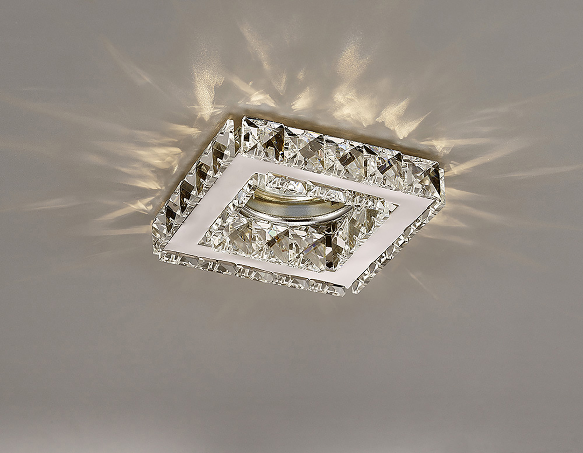 Galaxy Crystal Ceiling Lights Diyas Recessed Crystal Lights